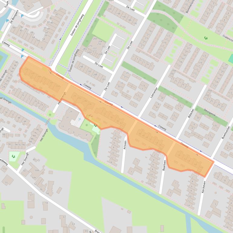 Kaart van postcodegebied 1902AB.
