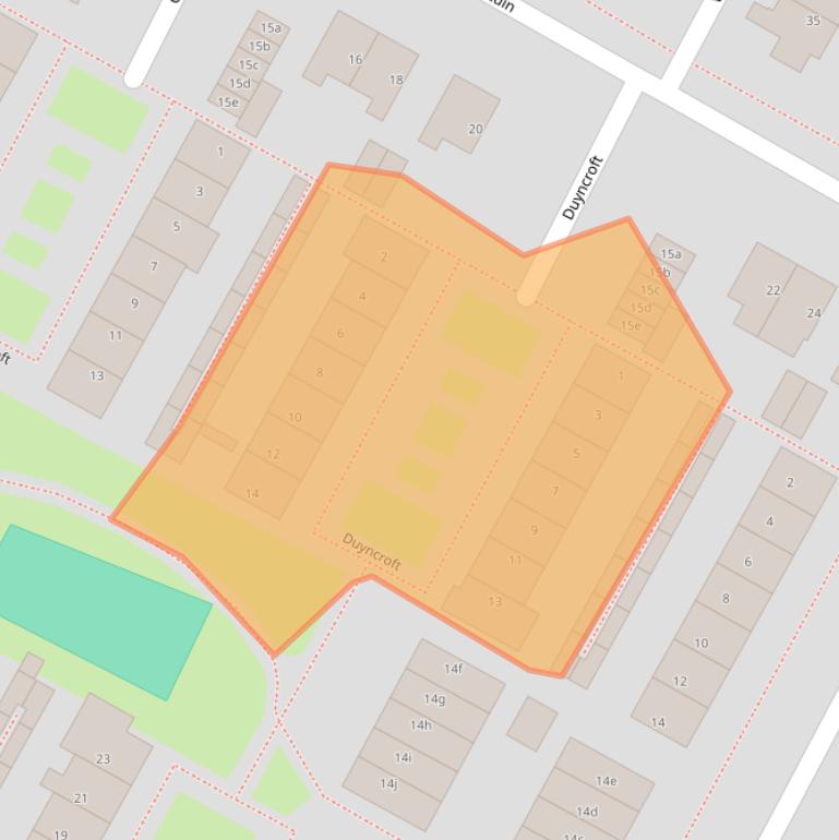 Kaart van postcodegebied 1902BD.