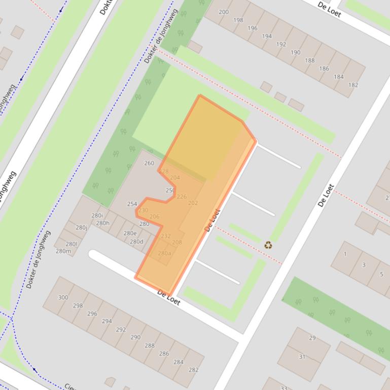 Kaart van postcodegebied 1902BR.