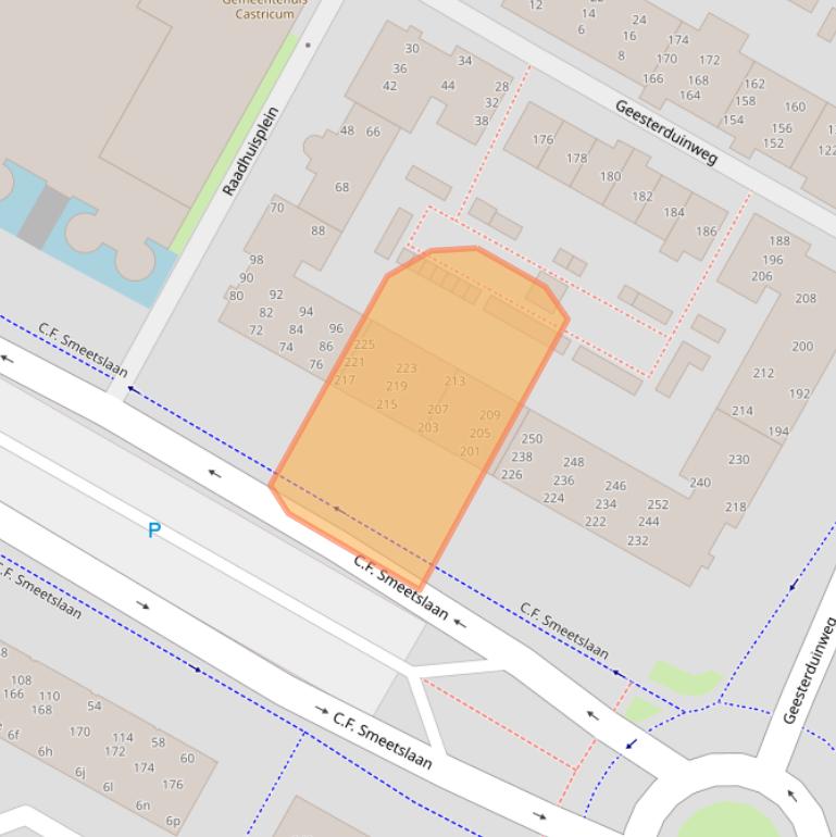 Kaart van postcodegebied 1902BV.