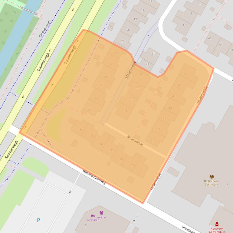 Kaart van postcodegebied 1902CH.