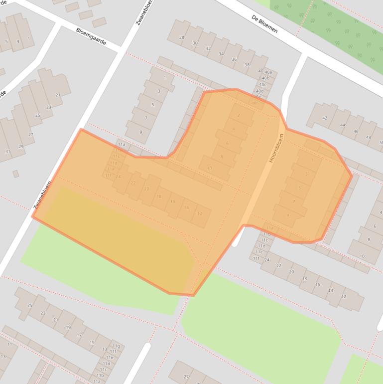 Kaart van postcodegebied 1902GR.