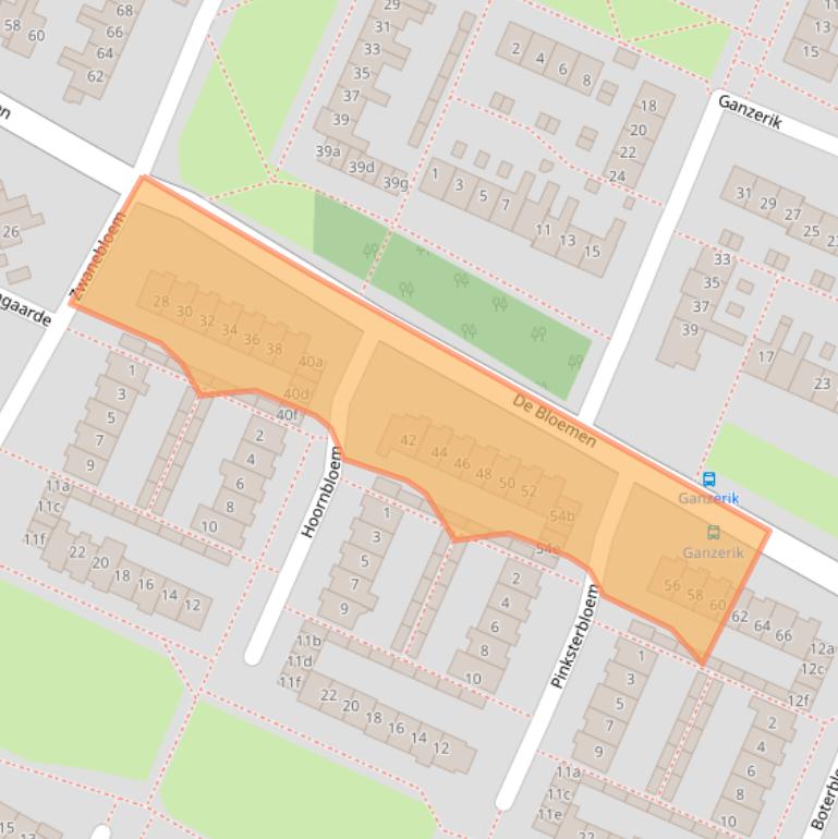 Kaart van postcodegebied 1902GW.