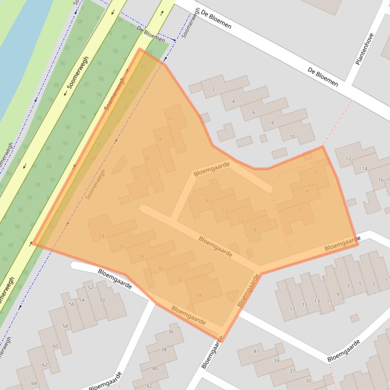 Kaart van postcodegebied 1902HD.