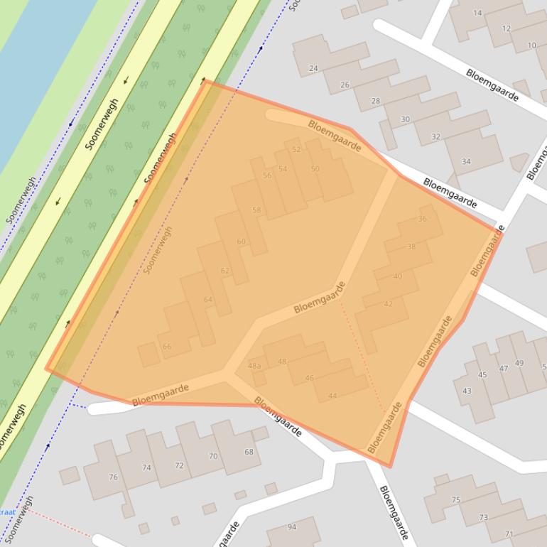 Kaart van postcodegebied 1902HE.