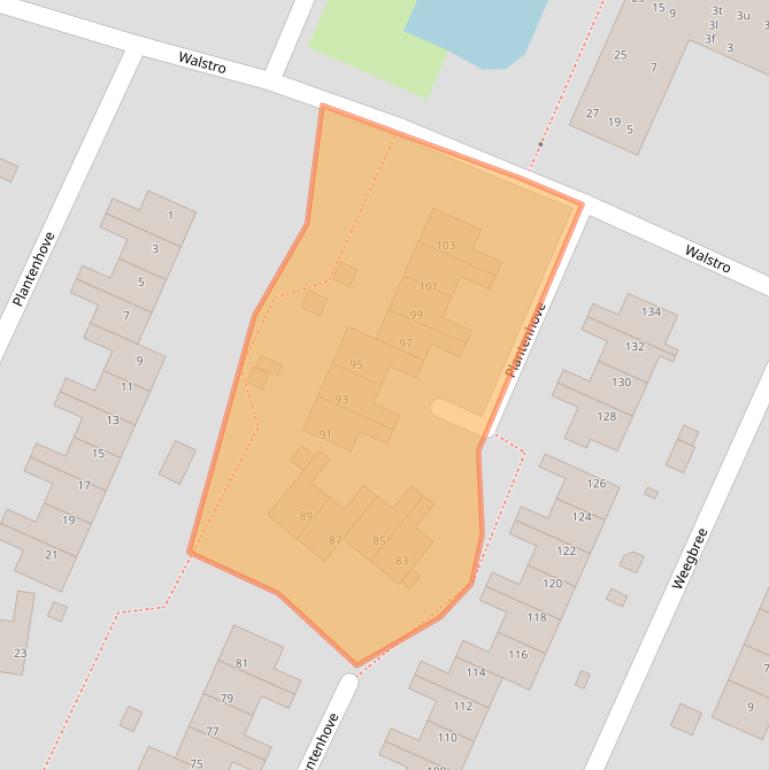 Kaart van postcodegebied 1902HL.