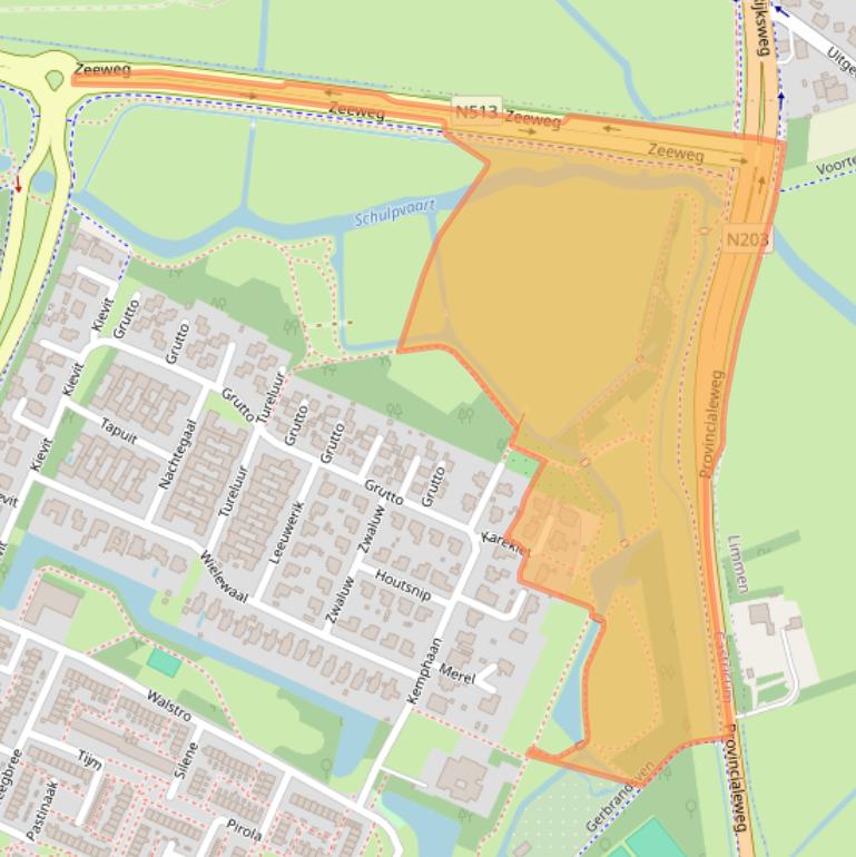 Kaart van postcodegebied 1902KD.