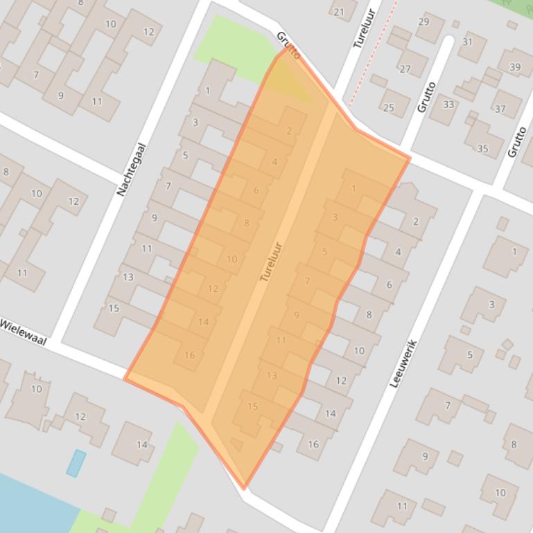 Kaart van postcodegebied 1902KM.