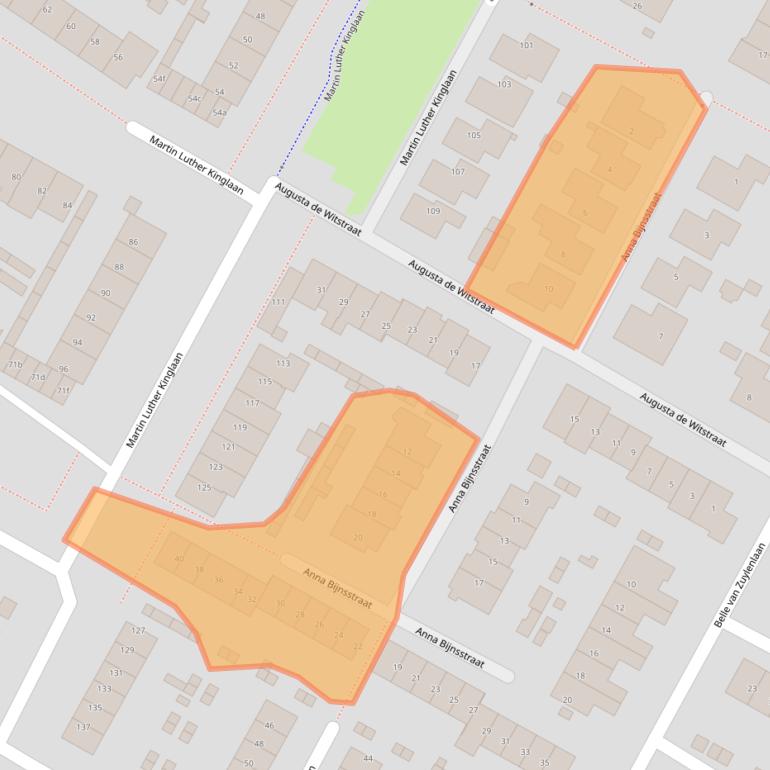 Kaart van postcodegebied 1902PH.