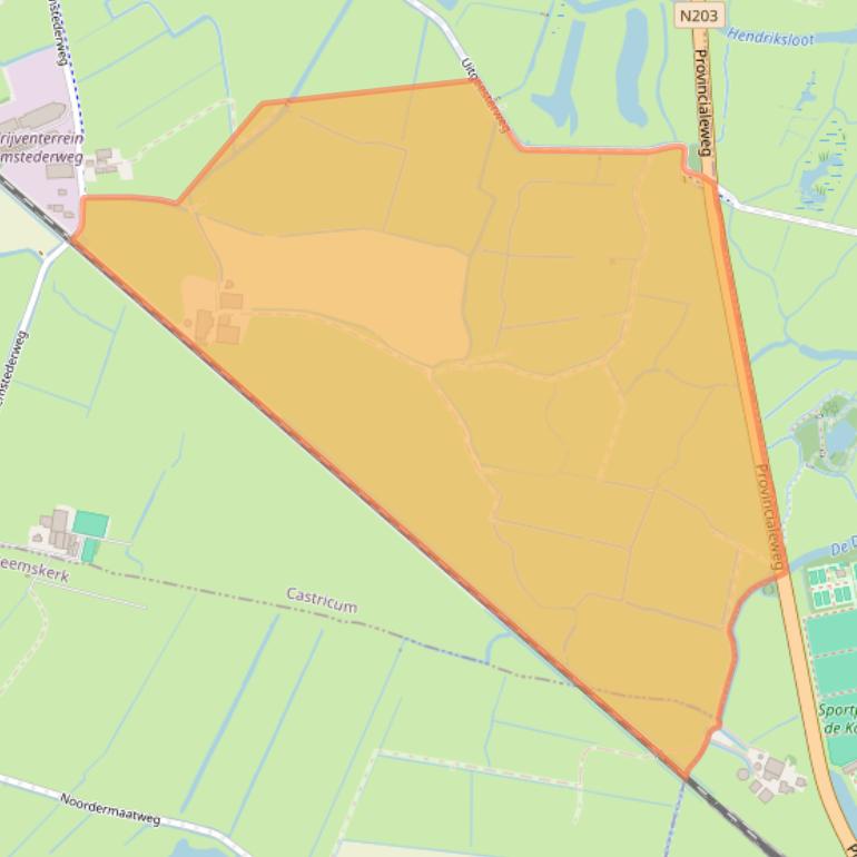 Kaart van postcodegebied 1902RR.