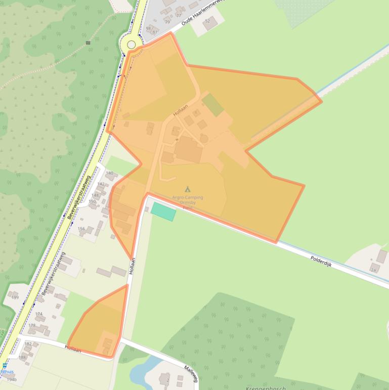 Kaart van postcodegebied 1902RW.