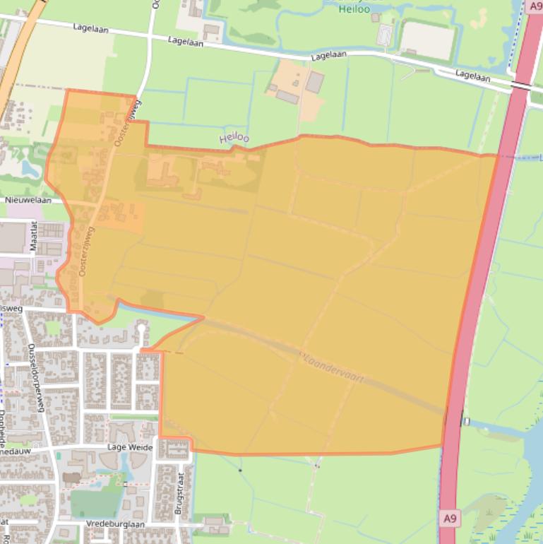 Kaart van postcodegebied 1906AX.