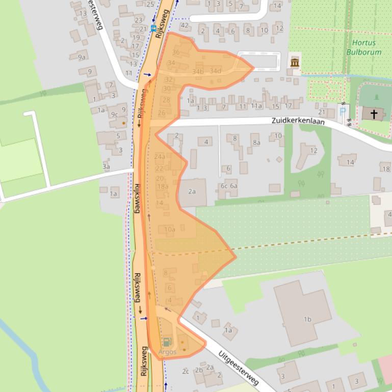 Kaart van postcodegebied 1906BH.
