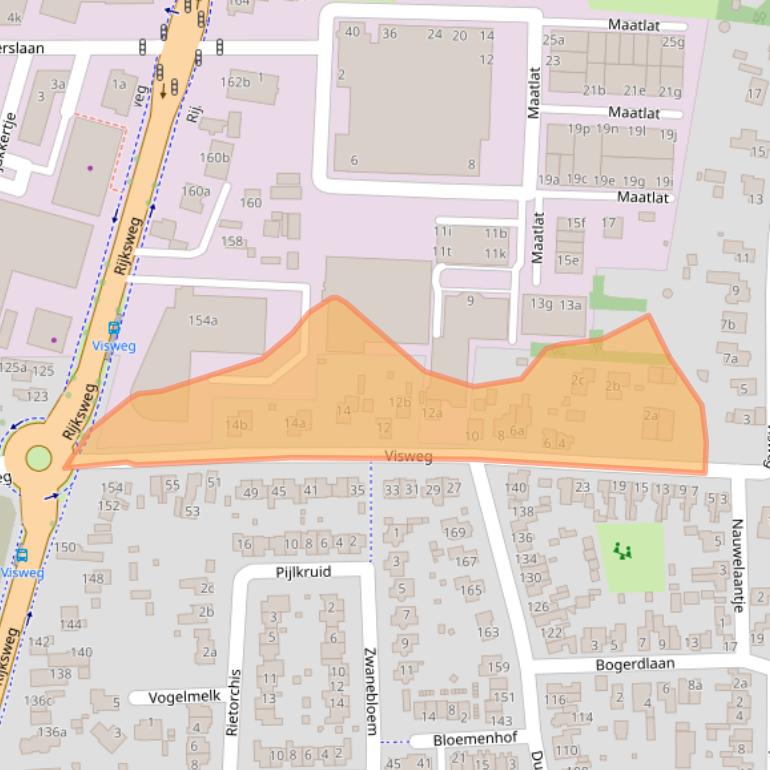 Kaart van postcodegebied 1906CR.