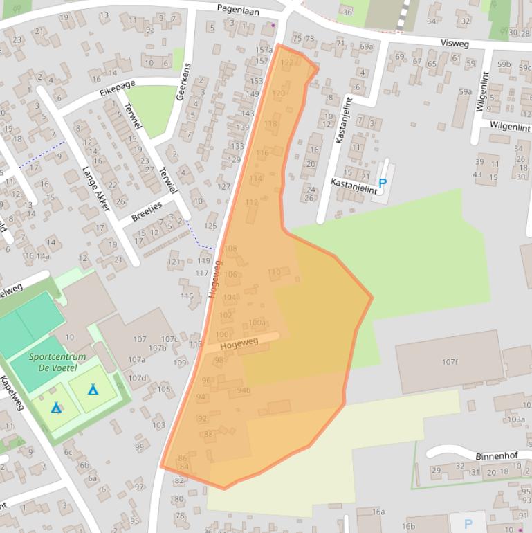 Kaart van postcodegebied 1906CV.