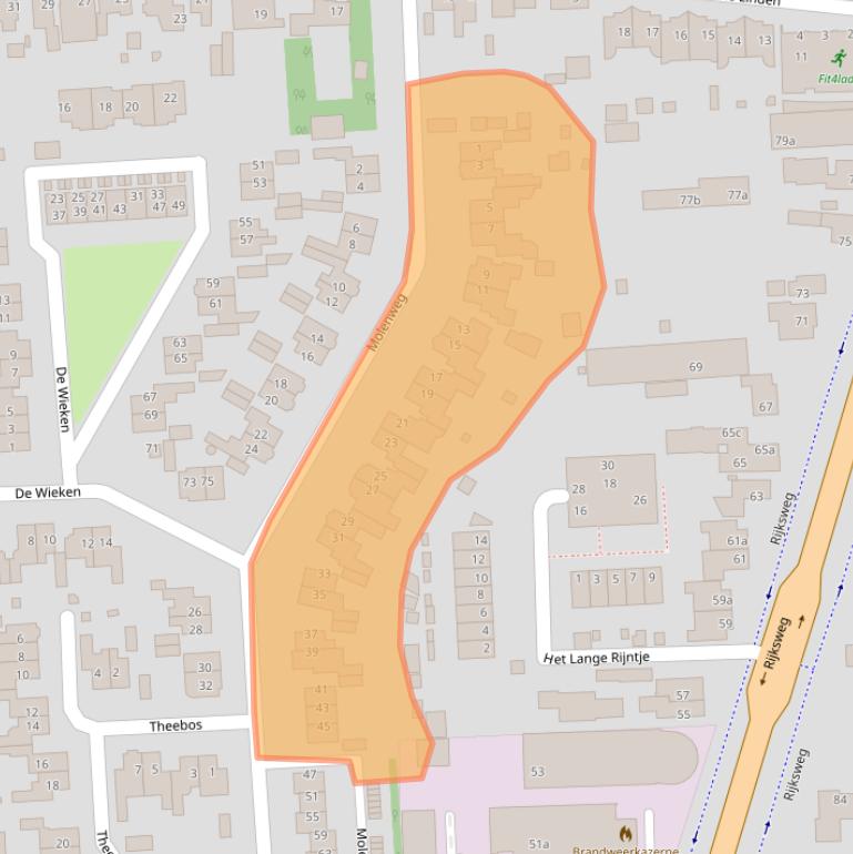 Kaart van postcodegebied 1906DE.