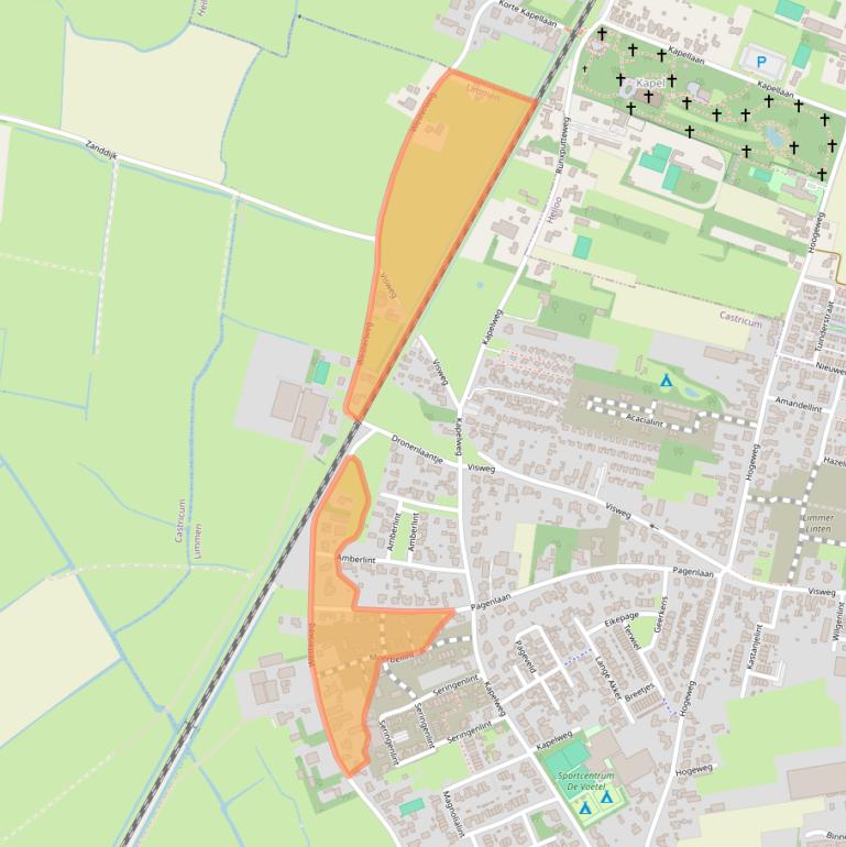 Kaart van postcodegebied 1906EN.