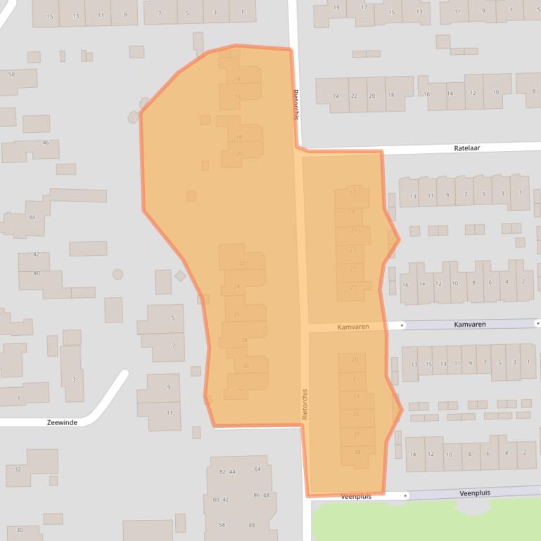 Kaart van postcodegebied 1906HD.