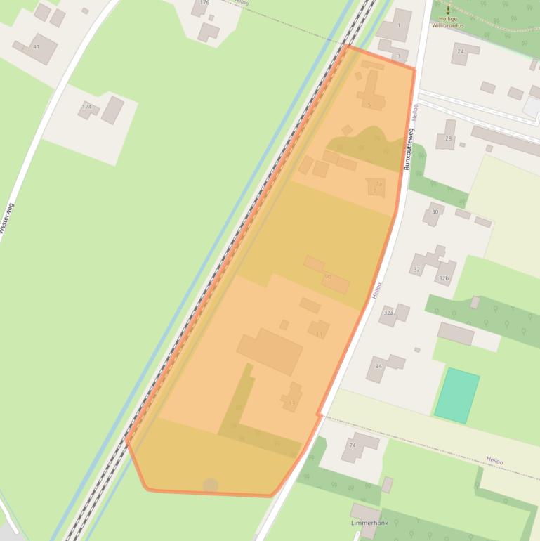 Kaart van postcodegebied 1906LC.