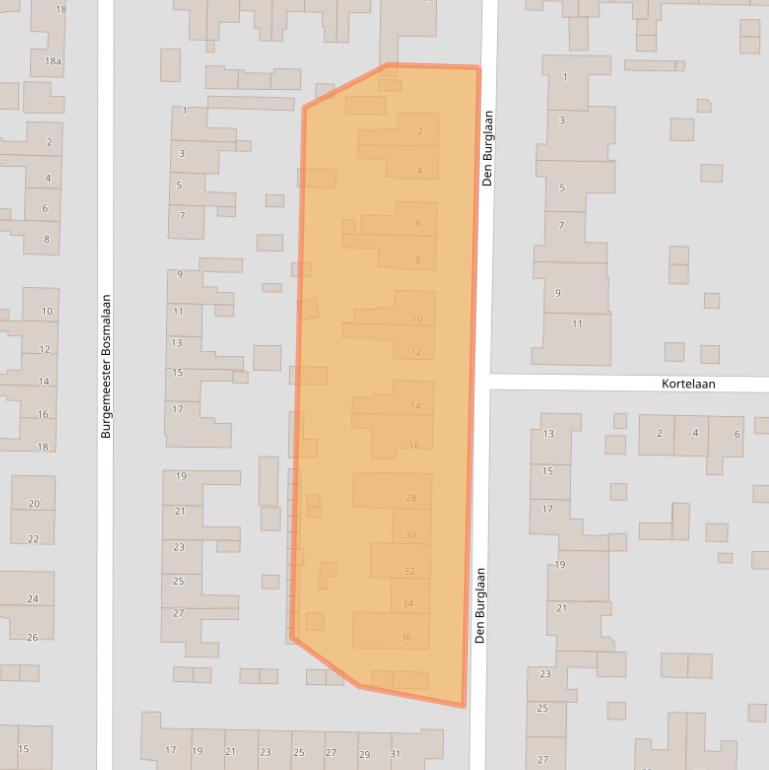 Kaart van postcodegebied 1906XL.