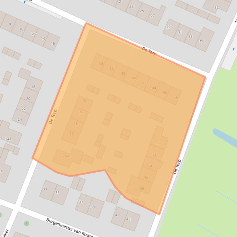 Kaart van postcodegebied 1911AD.