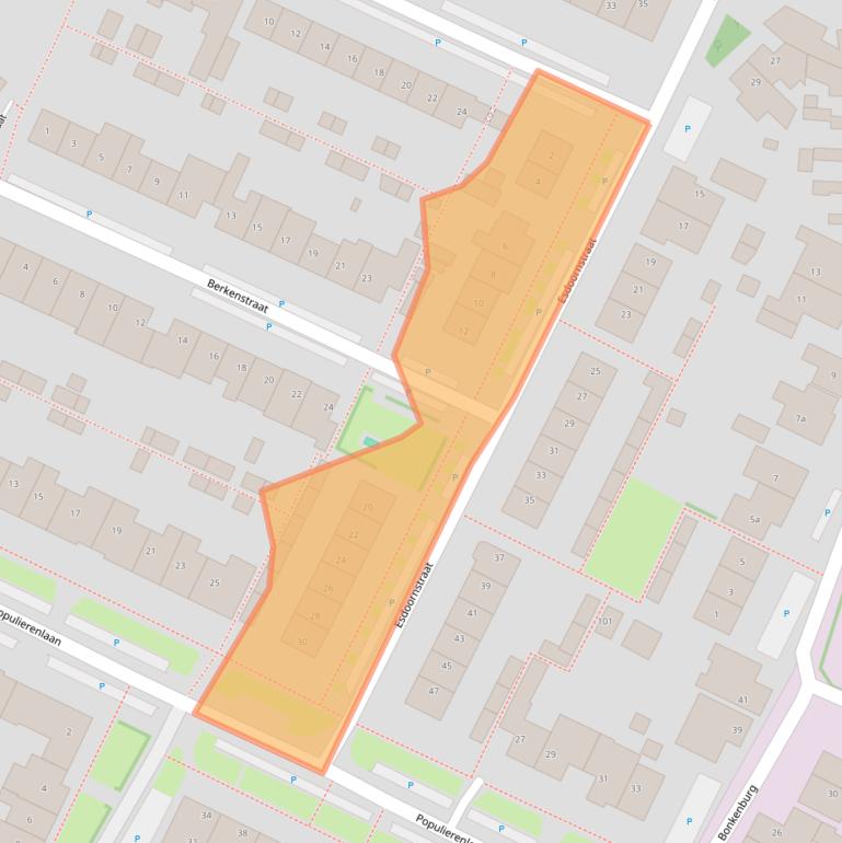 Kaart van postcodegebied 1911BX.