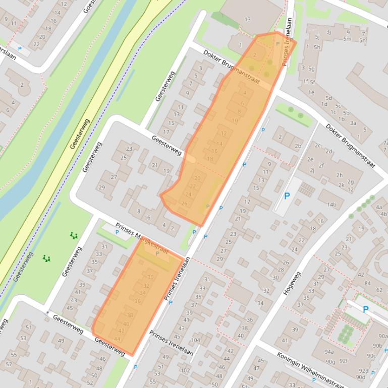 Kaart van postcodegebied 1911HW.