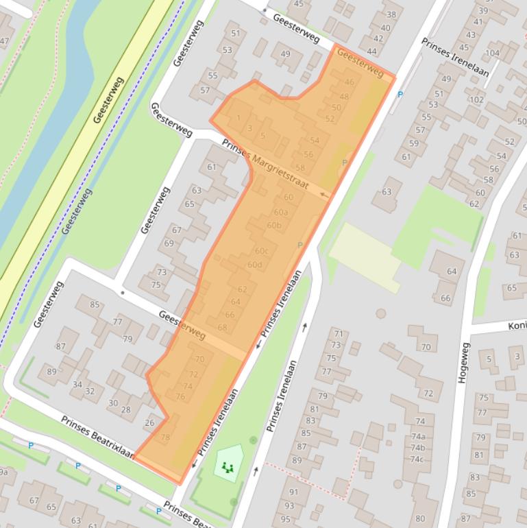 Kaart van postcodegebied 1911HX.