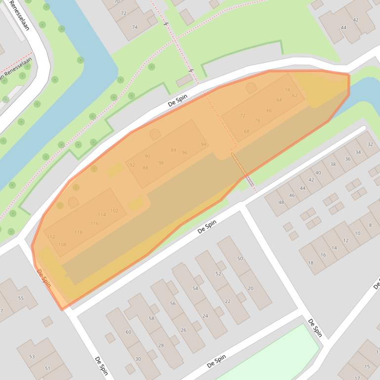 Kaart van postcodegebied 1911LC.