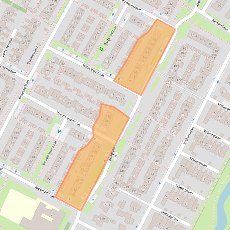 Kaart van postcodegebied 1911TJ.