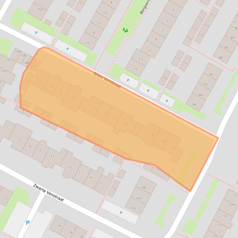 Kaart van postcodegebied 1911TM.