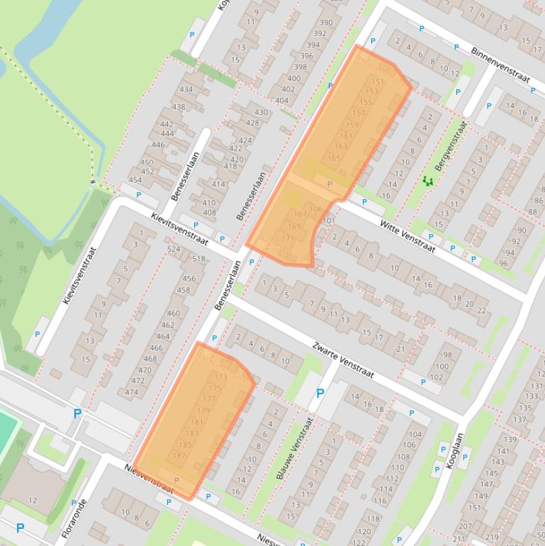 Kaart van postcodegebied 1911VH.