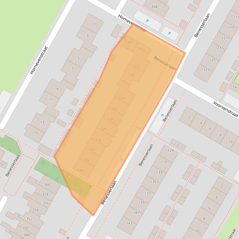 Kaart van postcodegebied 1911VL.