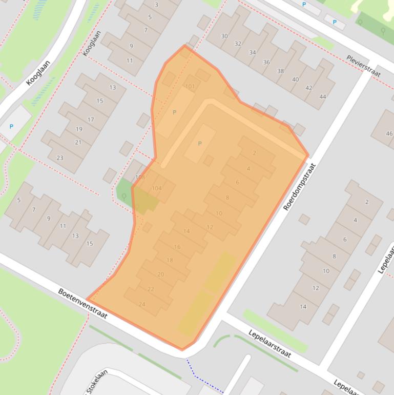 Kaart van postcodegebied 1911WS.