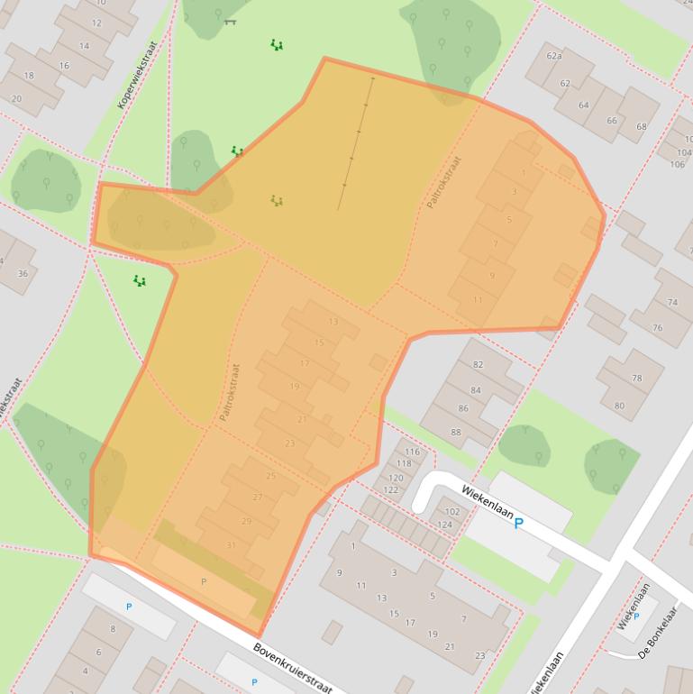 Kaart van postcodegebied 1911XM.
