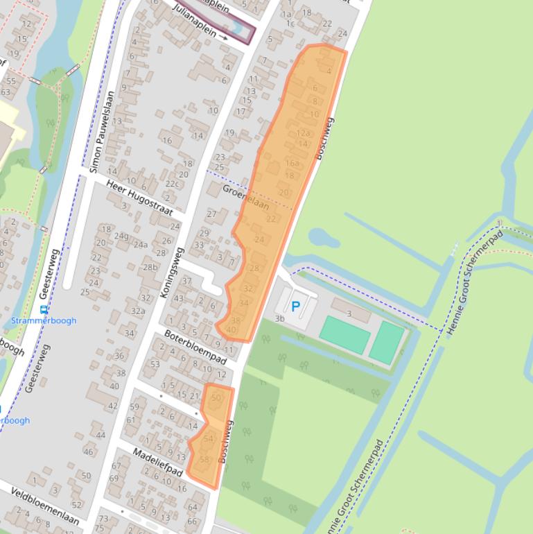 Kaart van postcodegebied 1921AR.