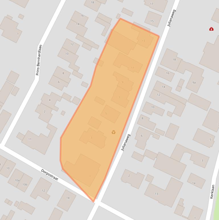 Kaart van postcodegebied 1921BC.