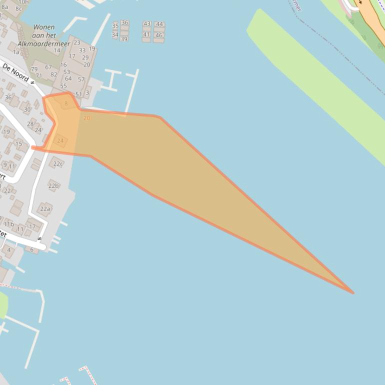 Kaart van postcodegebied 1921BV.