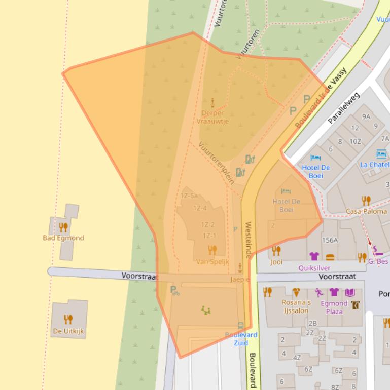 Kaart van postcodegebied 1931AB.