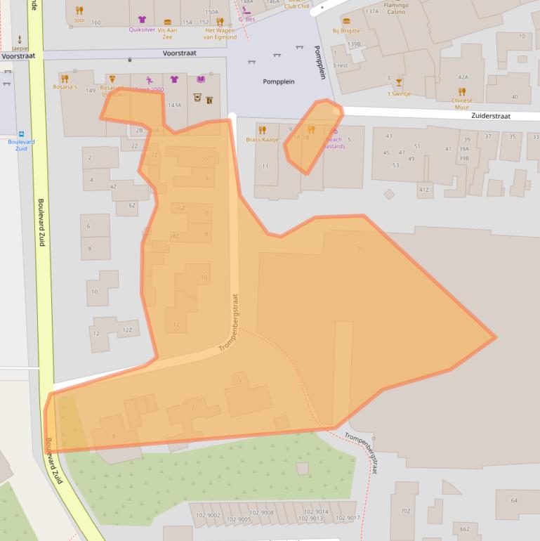 Kaart van postcodegebied 1931AC.