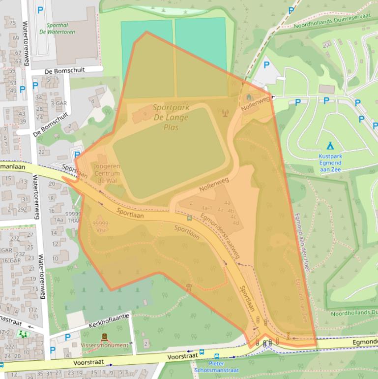 Kaart van postcodegebied 1931AV.