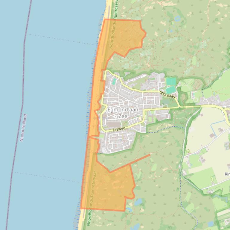 Kaart van postcodegebied 1931AZ.