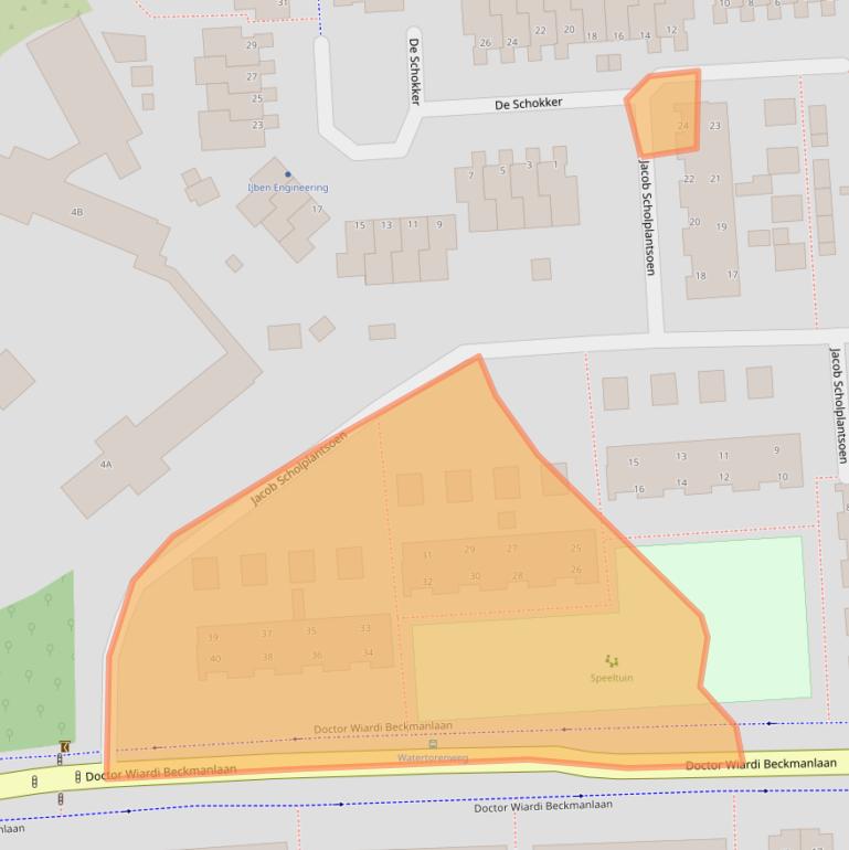 Kaart van postcodegebied 1931BC.