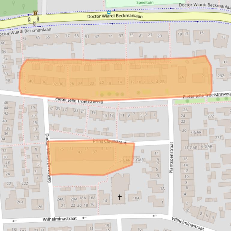 Kaart van postcodegebied 1931BE.