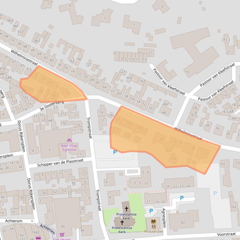Kaart van postcodegebied 1931BN.