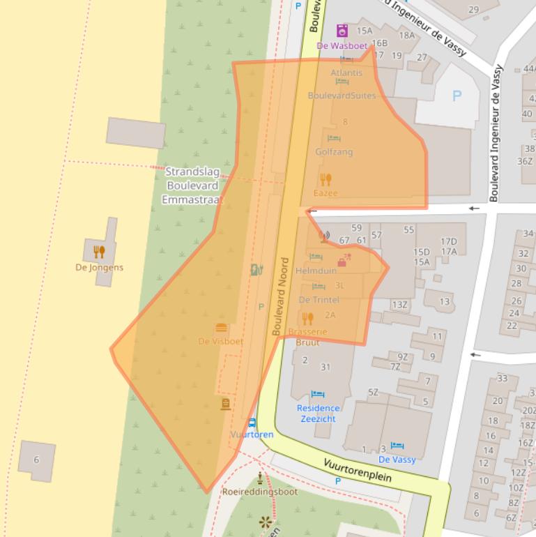 Kaart van postcodegebied 1931CJ.