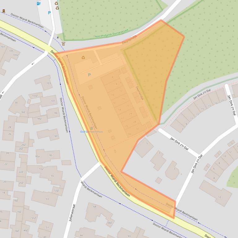 Kaart van postcodegebied 1931CL.