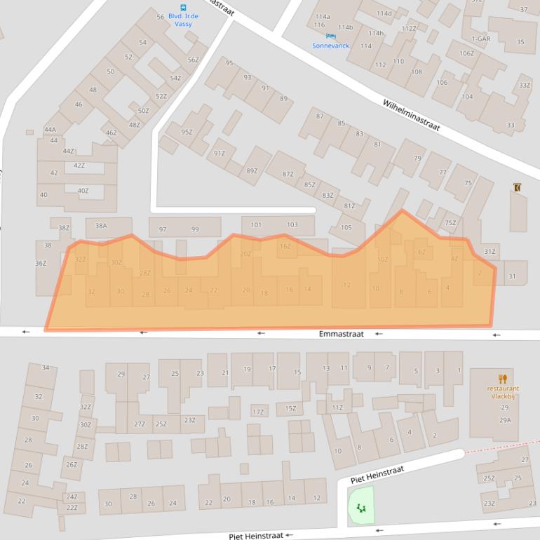 Kaart van postcodegebied 1931CT.