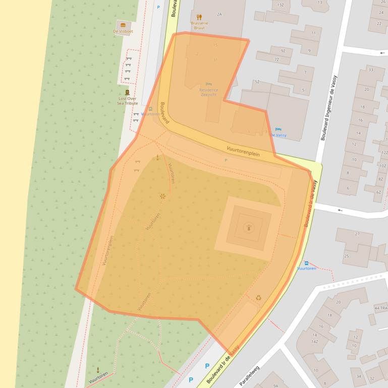 Kaart van postcodegebied 1931CV.