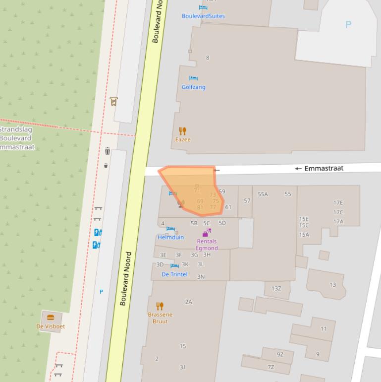 Kaart van postcodegebied 1931CW.